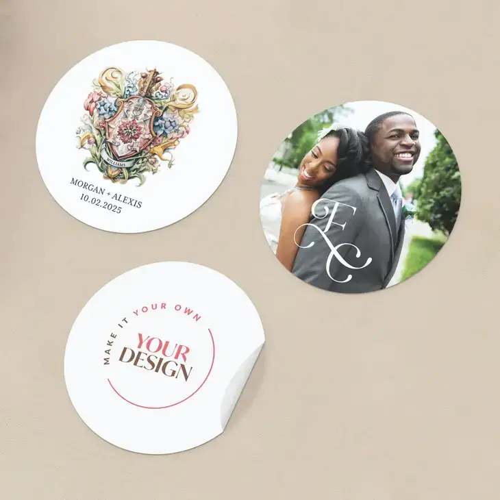 Custom Round Stickers detail 2