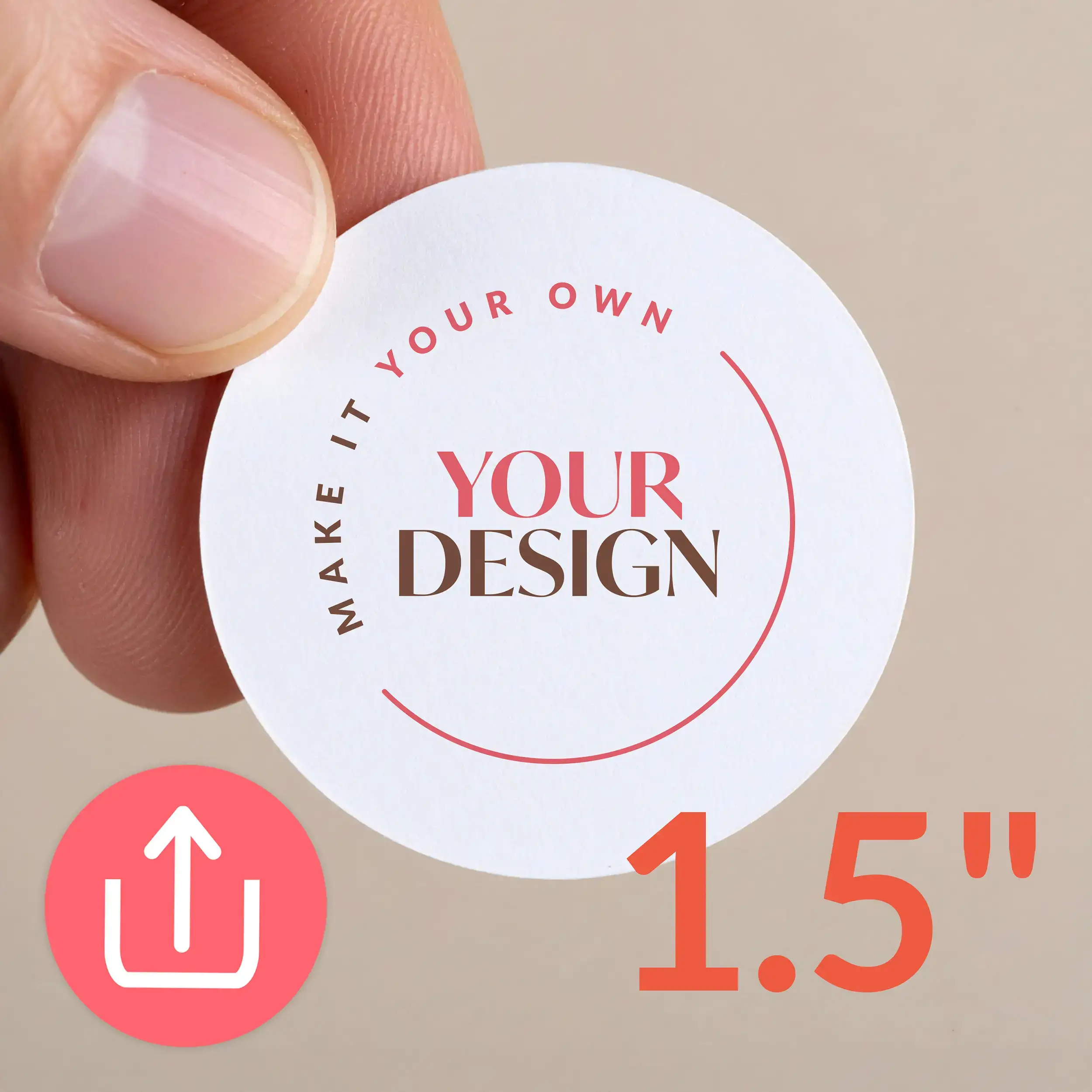 Custom Round Stickers detail 4