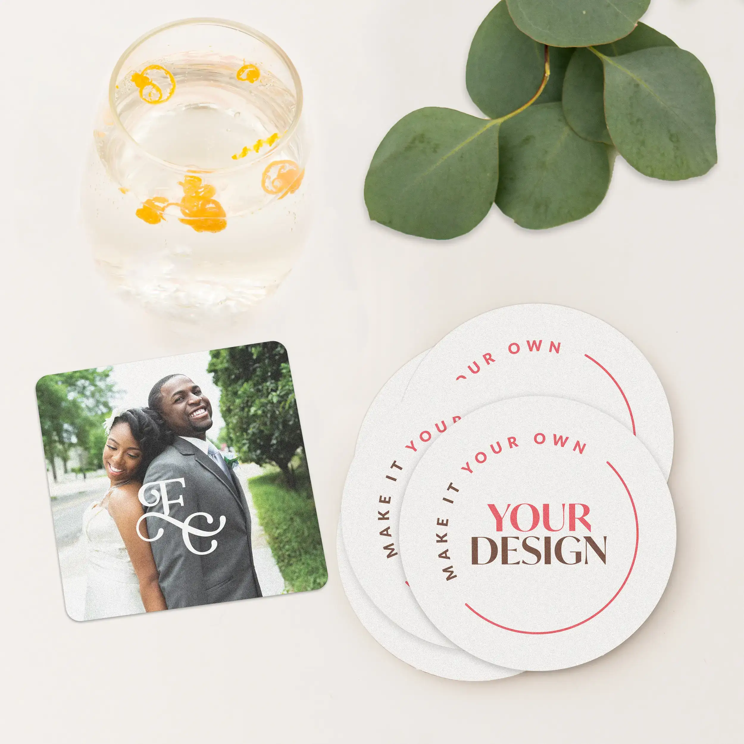 Custom Paper Coasters detail 1